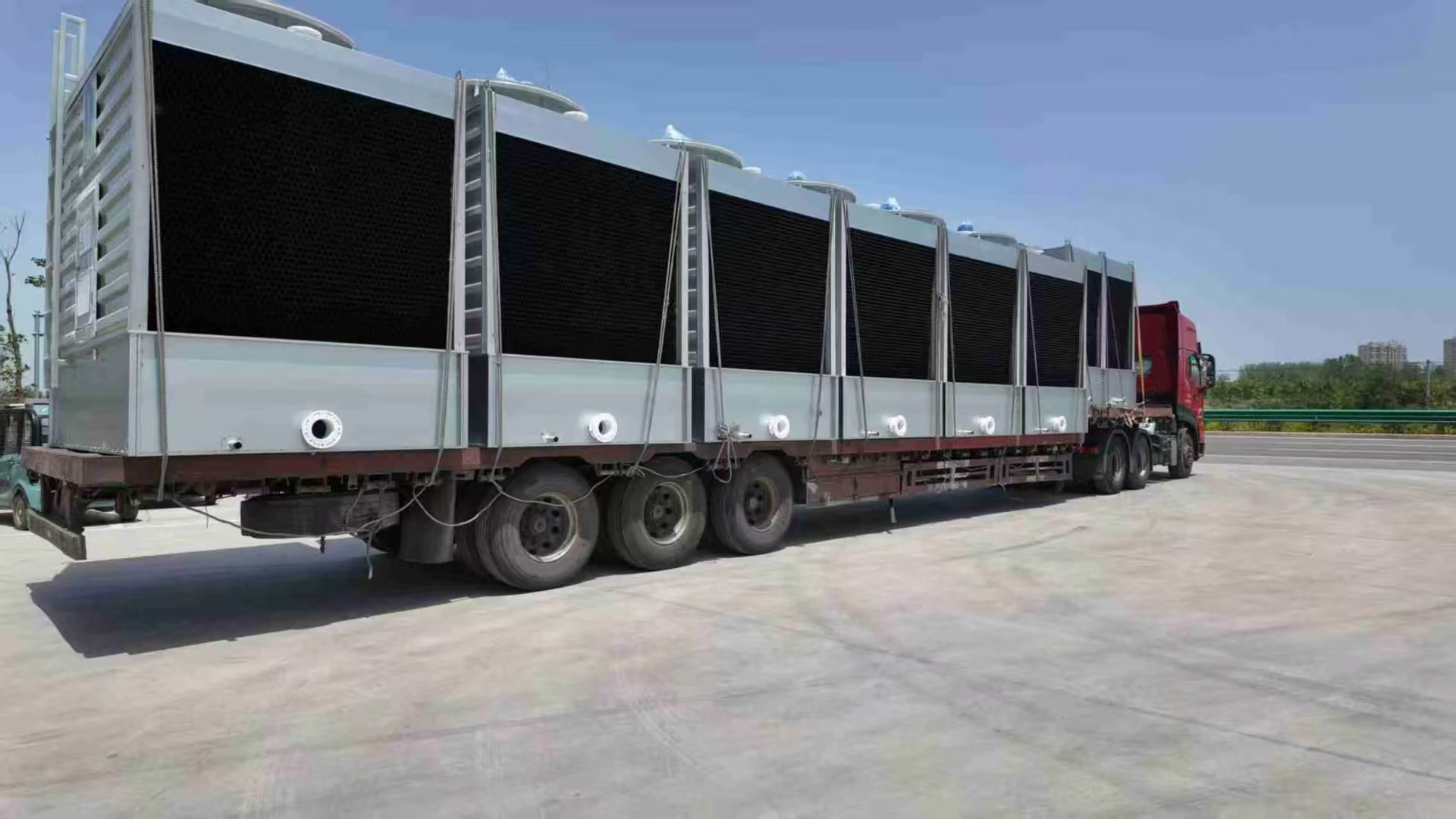 六安冷却塔/六安玻璃钢冷却塔华创铝业方形冷却塔